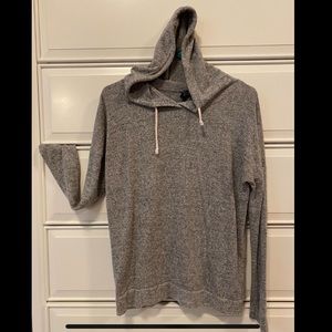 Grey hooded sweater